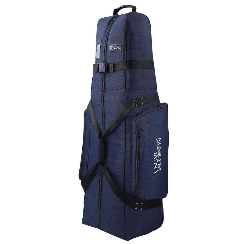 Oscar Jacobson Premium Wheeled Travel Cover - Blue 3 Oscar Jacobson Premium Wheeled Travel Cover - Blue