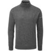 Oscar Jacobson Anders Lined Golf Sweater - Pewter Grey 2 Oscar Jacobson Anders Lined Golf Sweater - Pewter Grey -Golf Equipment Shop 113907 87748