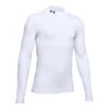 Under Armour Youth Coldgear Base Layer Mock - White -Golf Equipment Shop 116165 53231