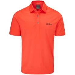 Oscar Jacobson Chap Tour Mens Golf Polo Shirt - Fiesta