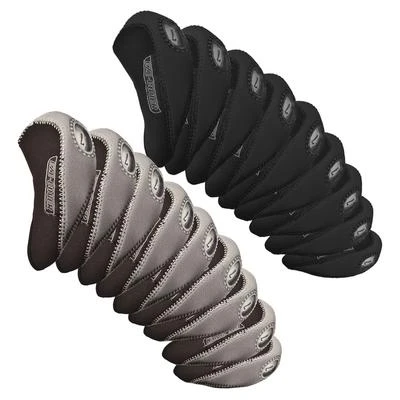Longridge EzeCover Iron Golf Covers 10Pcs - 4-GW - Black 2 Longridge EzeCover Iron Golf Covers 10Pcs - 4-GW - Black