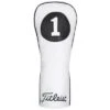 Titleist White/Black Leather Driver Headcover 1 Titleist White/Black Leather Driver Headcover -Golf Equipment Shop 129419 79766