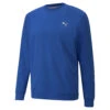 Puma Cloudspun Crew Neck Golf Sweater - Blue -Golf Equipment Shop 129506 66761