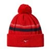 Mizuno Breathe Thermo Pom Pom Bobble Hat - Red -Golf Equipment Shop 135334 1639495789 34150 2