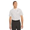 Nike Dri-Fit Victory Stripe Golf Polo Shirt - White/Black -Golf Equipment Shop 138530 1642522182 62995 2