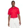 Nike Dri-Fit Victory Solid Polo Shirt - Red/White -Golf Equipment Shop 138615