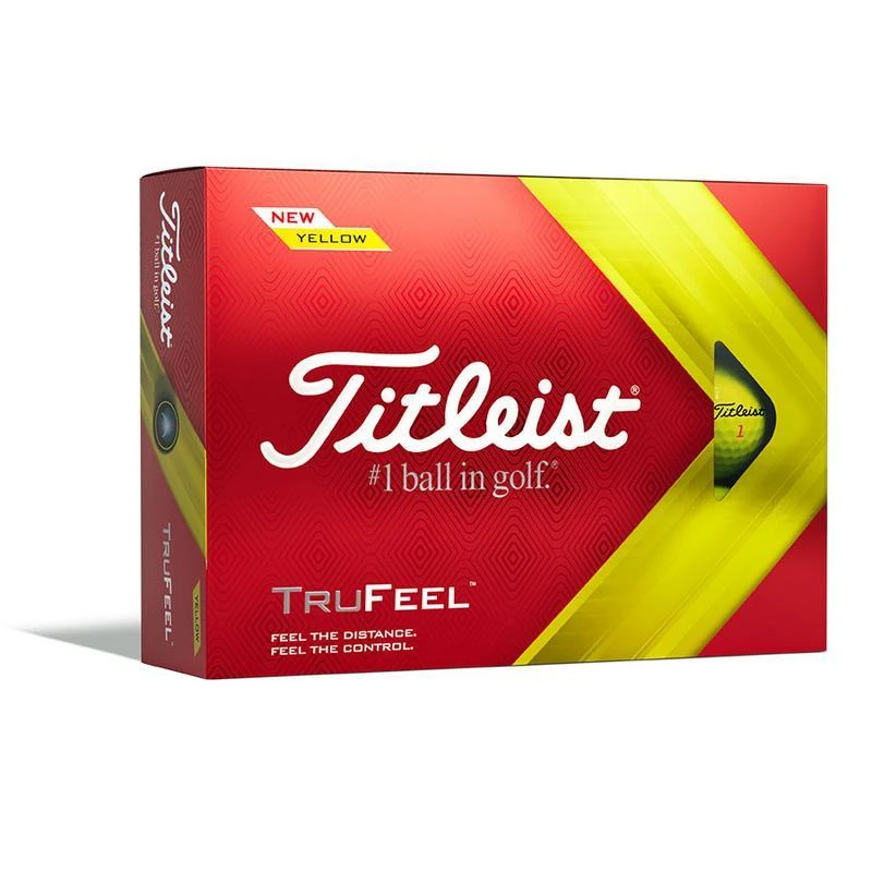 Titleist TruFeel Golf Balls - Yellow 3 Titleist TruFeel Golf Balls - Yellow