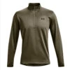 Under Armour Armour Fleece Half Zip Golf Sweater - Tent Grey -Golf Equipment Shop 143530 68378