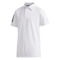 Adidas Boys 3 Stripe Golf Polo Shirt