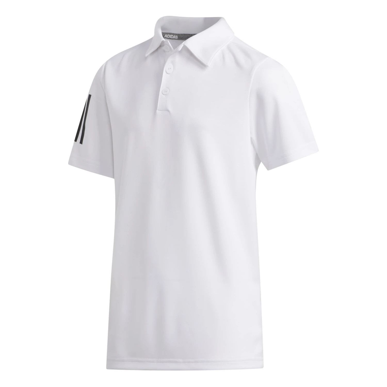 Adidas Boys 3 Stripe Golf Polo Shirt 3 Adidas Boys 3 Stripe Golf Polo Shirt