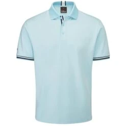 Oscar Jacobson Durham Tour Golf Polo Shirt - Blue