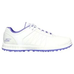 Skechers Go Golf Pivot Womens Golf Shoes - White/Purple