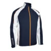 Sunderland Vancouver Pro Waterproof Golf Jacket - Navy/White/Lava -Golf Equipment Shop 148781 41075