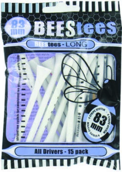 Brand Fusion BEEStees Wooden Golf Tees (25 Tee Pack) -Golf Equipment Shop 515461486215132 64898