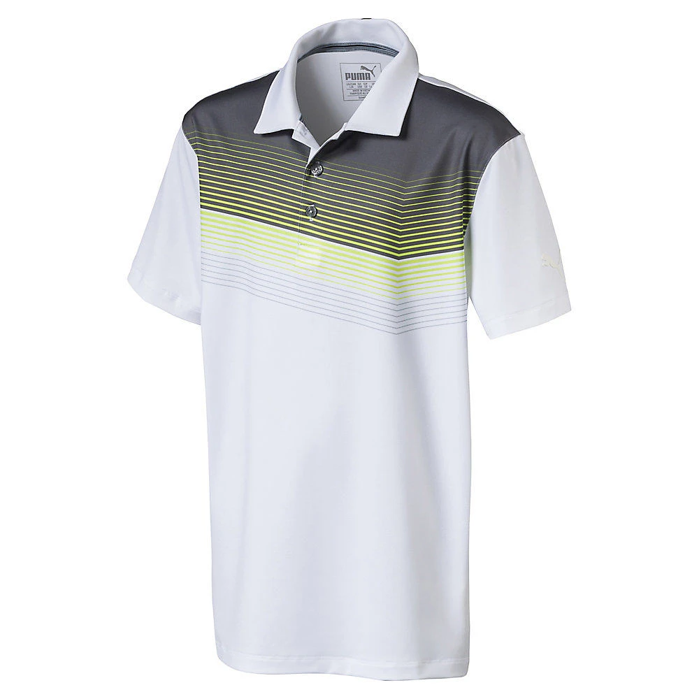 Puma Junior Road Map Golf Polo 3 Puma Junior Road Map Golf Polo