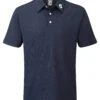 FootJoy Stretch Pique Solid Shirt- Athletic Navy -Golf Equipment Shop 77770 97210