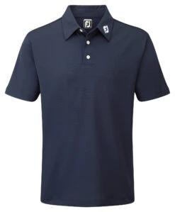 FootJoy Stretch Pique Solid Shirt- Athletic Navy