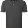 FootJoy Stretch Pique Solid Shirt - Athletic Charcoal -Golf Equipment Shop 77782 18500