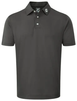 FootJoy Stretch Pique Solid Shirt - Athletic Charcoal
