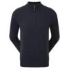 FootJoy Wool Blend 1/2 Zip Sweater - Navy -Golf Equipment Shop 93392 05596
