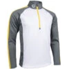 Sunderland Aspen Midlayer - White / Gunmetal / Yellow 1 Sunderland Aspen Midlayer - White / Gunmetal / Yellow -Golf Equipment Shop 94273 67267
