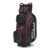 Titleist Cart 14 StaDry Golf Cart Bag - Black/Red -Golf Equipment Shop Cart 14 StaDry Golf Cart Bag Black Red