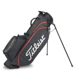 Titleist Players 4 Golf Stand Bag - Black/Black/Red