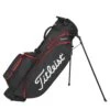 Titleist Players 4 StaDry Golf Stand Bag - Black/Black/Red -Golf Equipment Shop Players 4 StaDry Golf Stand Bag Black Black Red