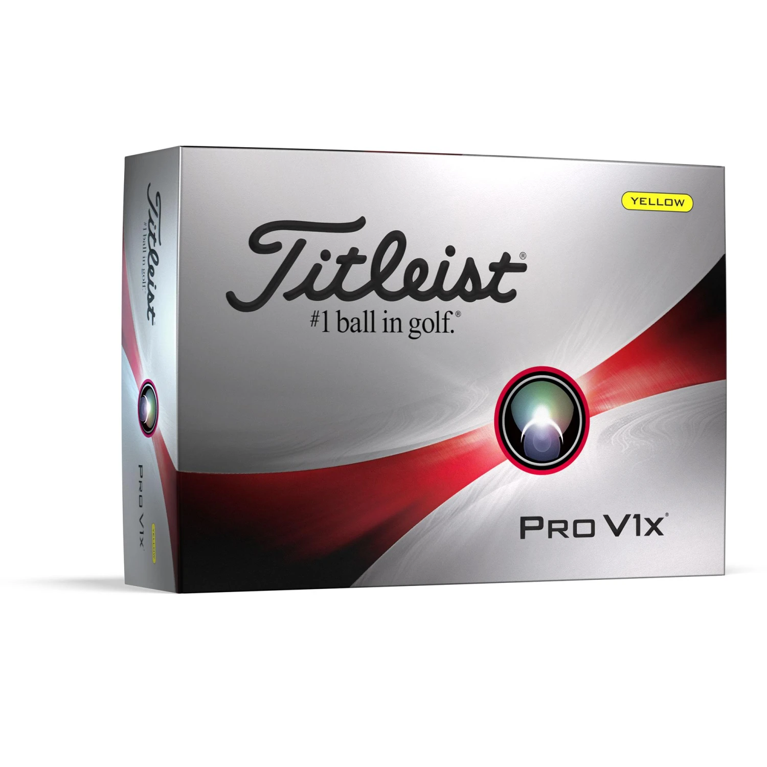 Titleist Pro V1x Yellow Golf Balls - 2023 3 Titleist Pro V1x Yellow Golf Balls - 2023