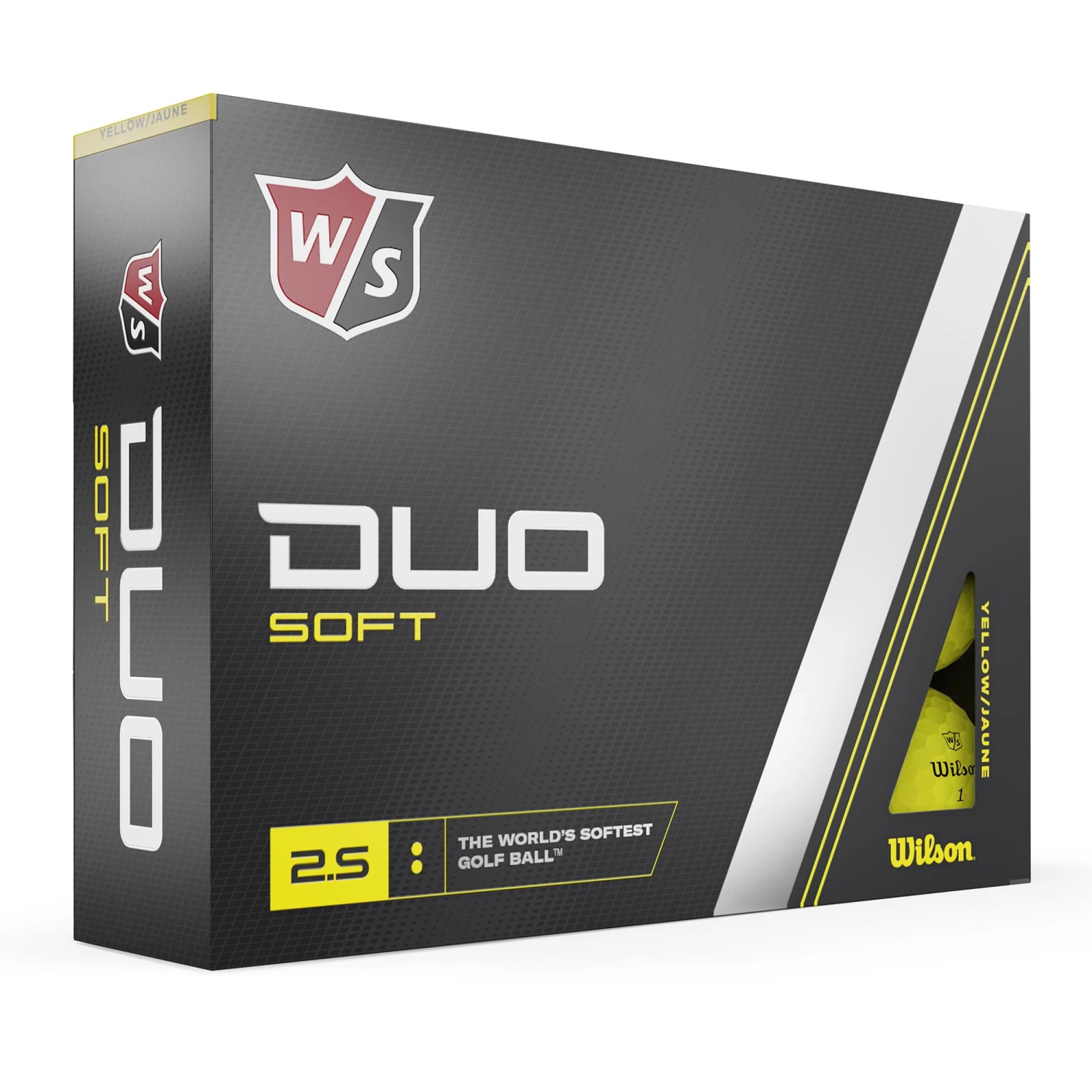 Wilson Staff Duo Soft Golf Balls - Yellow 3 Wilson Staff Duo Soft Golf Balls - Yellow