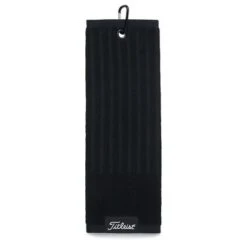 Titleist Trifold Golf Cart Towel - Black