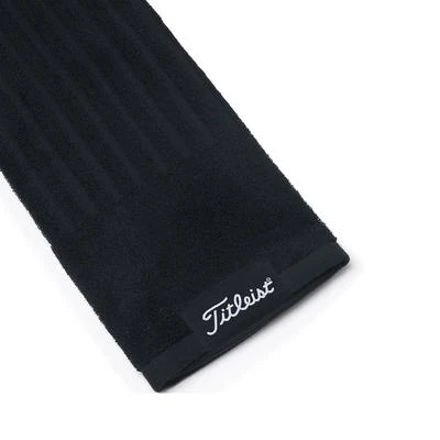 Titleist Trifold Golf Cart Towel - Black 4 Titleist Trifold Golf Cart Towel - Black - Image 2