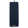 Titleist Trifold Golf Cart Towel - Navy 1 Titleist Trifold Golf Cart Towel - Navy -Golf Equipment Shop Trifold Golf Cart Towel Navy 2